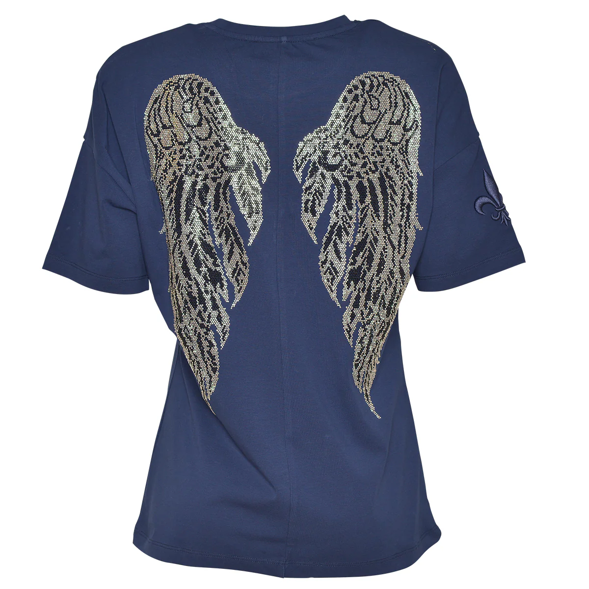 Cross-Wings T-Shirt Dunkelblau - Image 2