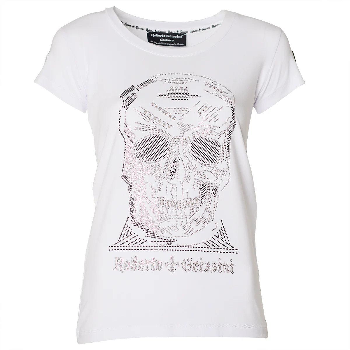 Diamond Skull T-Shirt Weiß