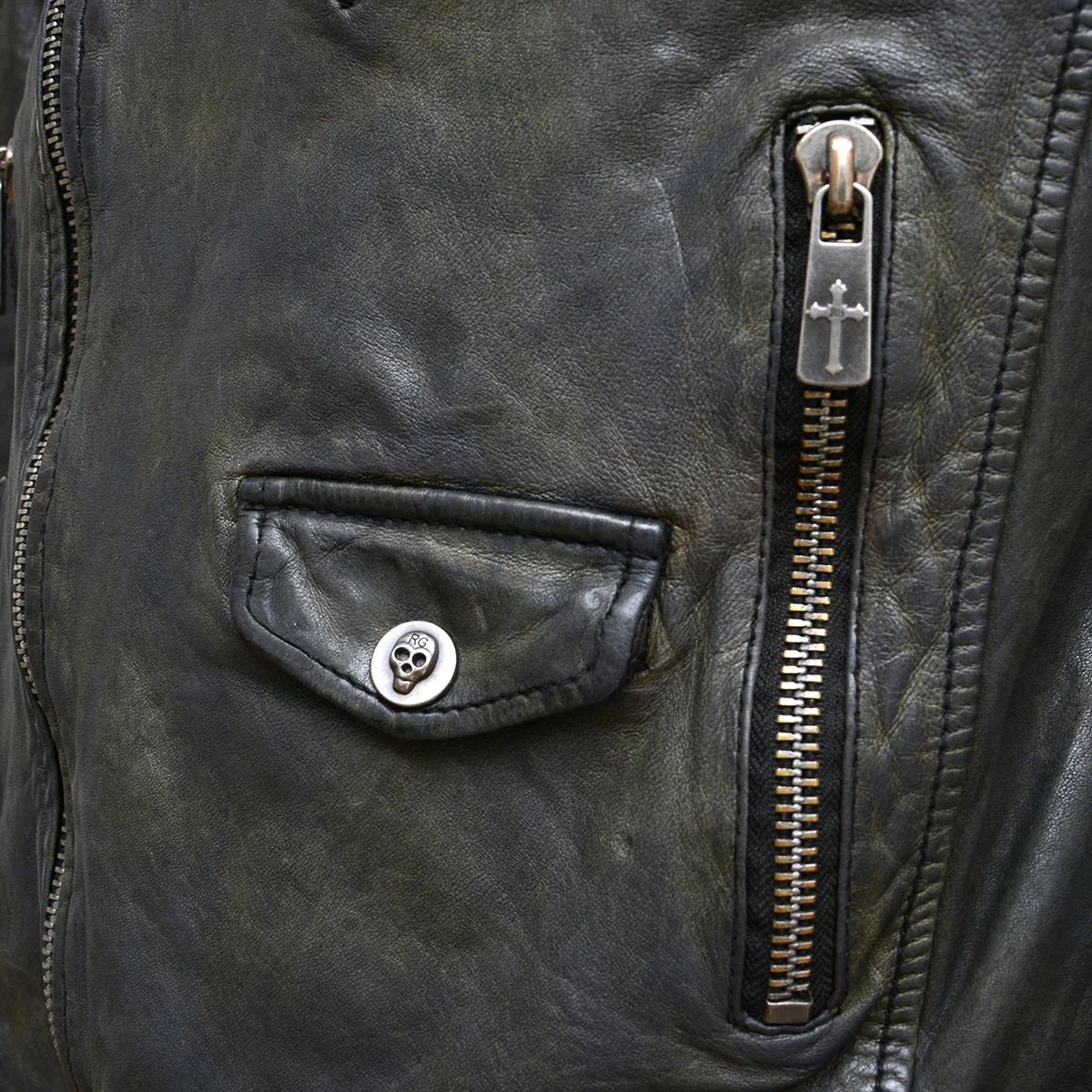 Fleming Lederjacke Braun - Image 3