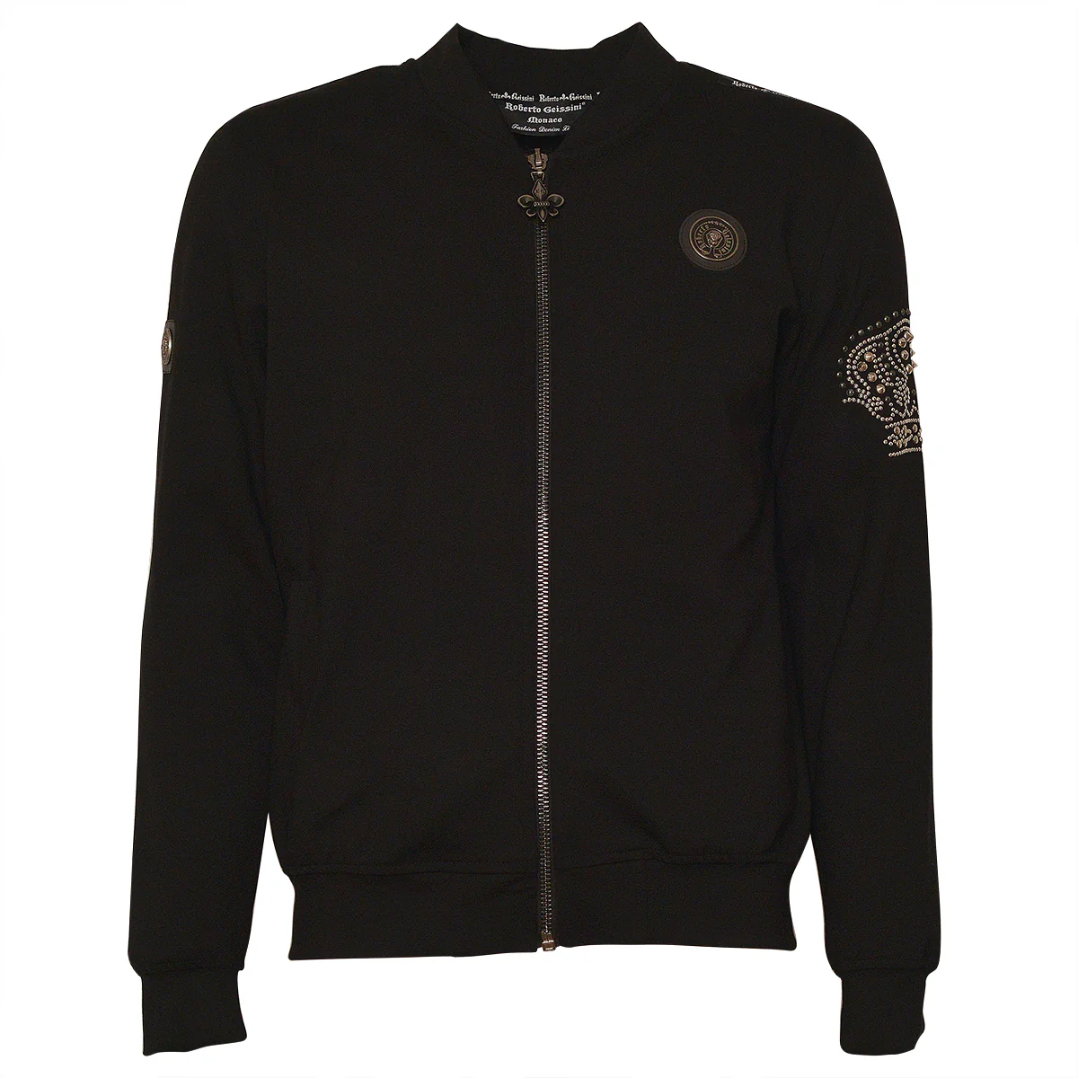 Diamond King Sweatjacke Schwarz - Image 2
