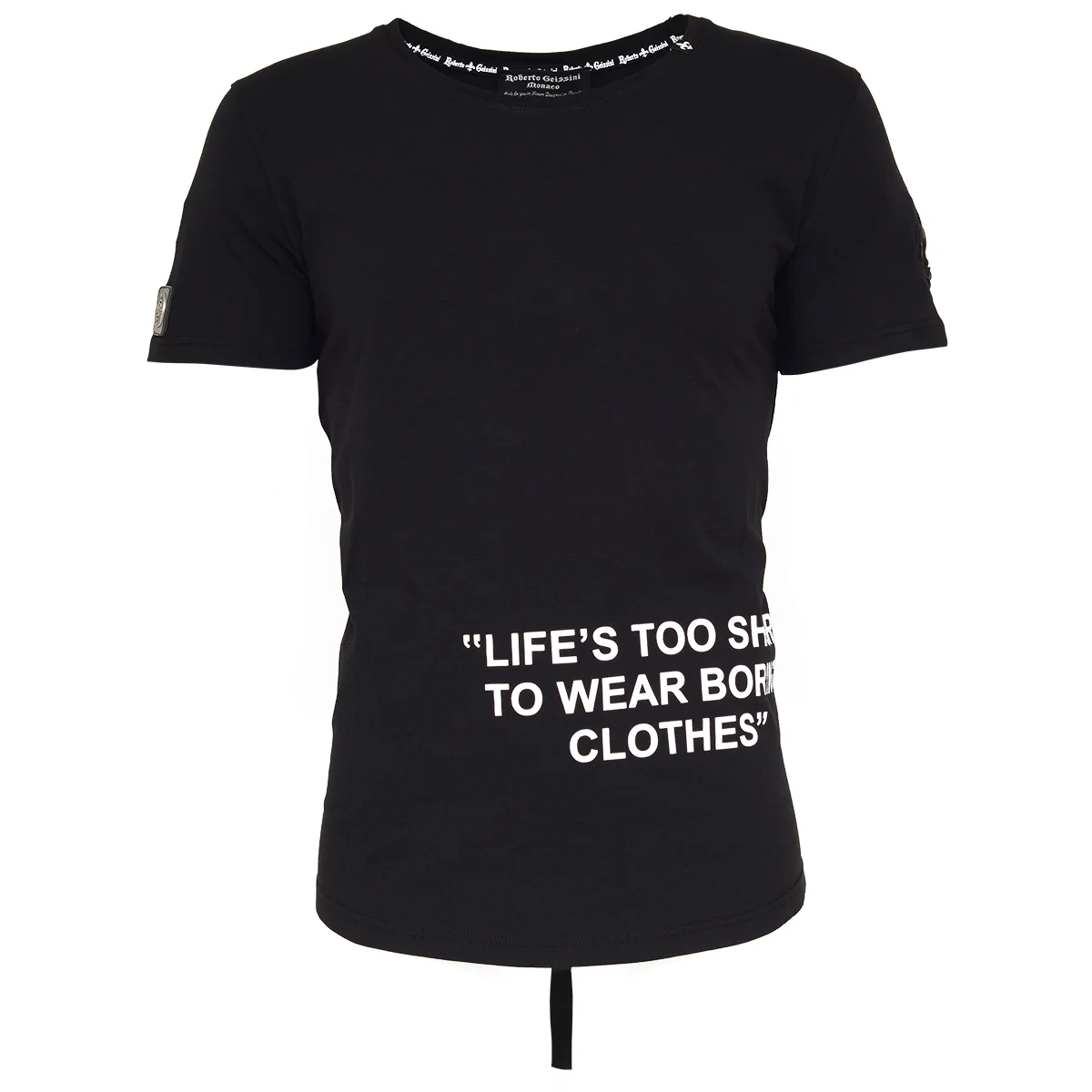 Life´s Too Short T-Shirt Schwarz - Image 9