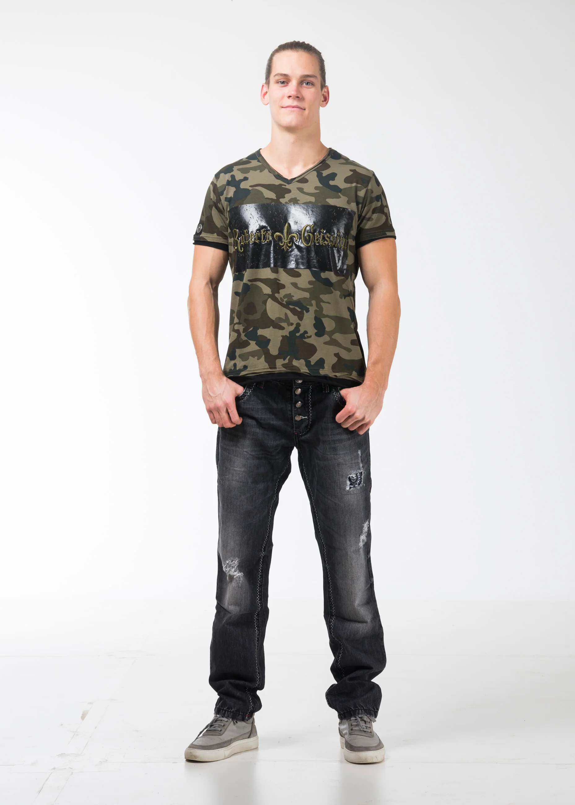 Camouflage T-Shirt Grün - Image 7