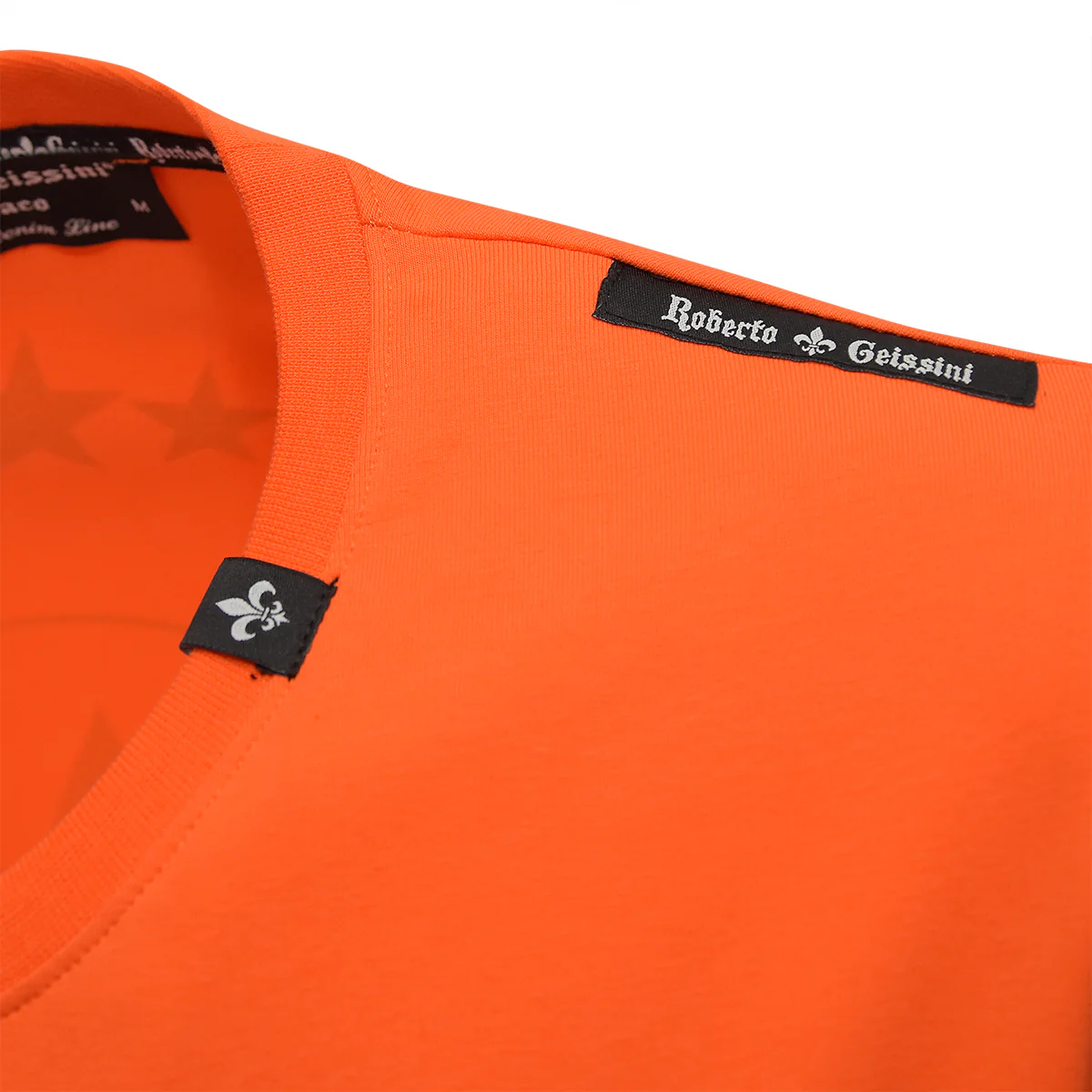 Half Bear T-Shirt Orange Unisex - Image 4