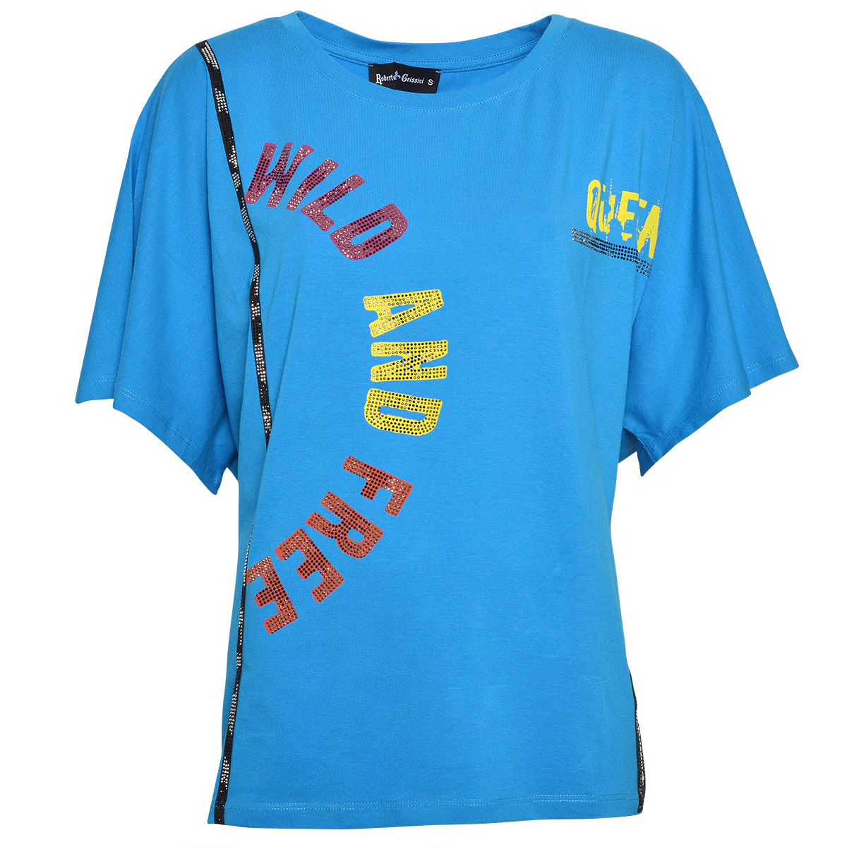 Wild and Free T-Shirt Blau