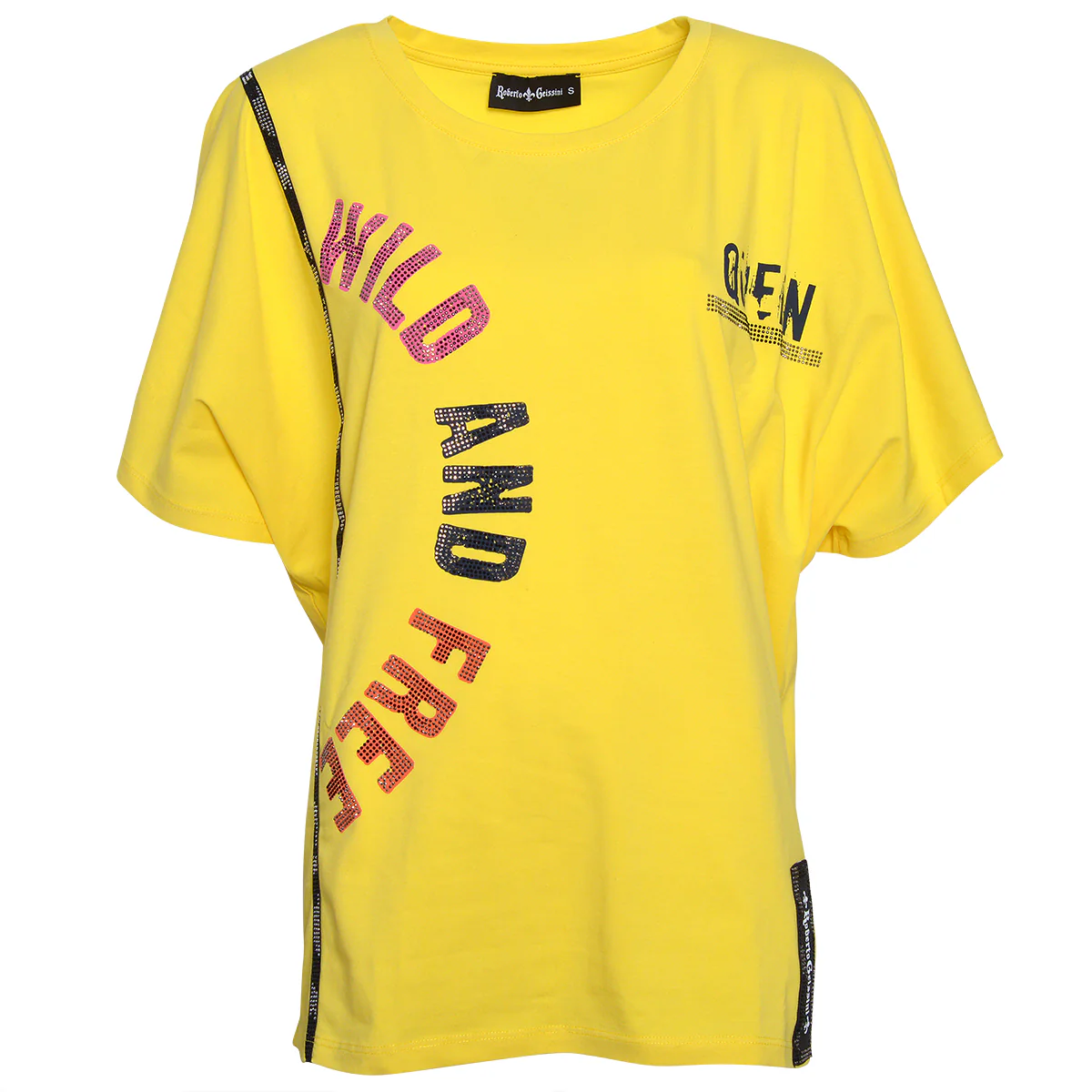 Wild and Free T-Shirt Gelb
