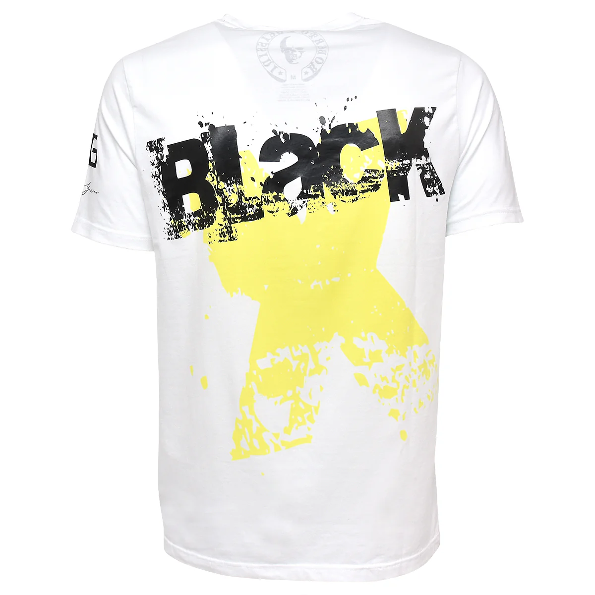 X T-Shirt Weiß Gelb